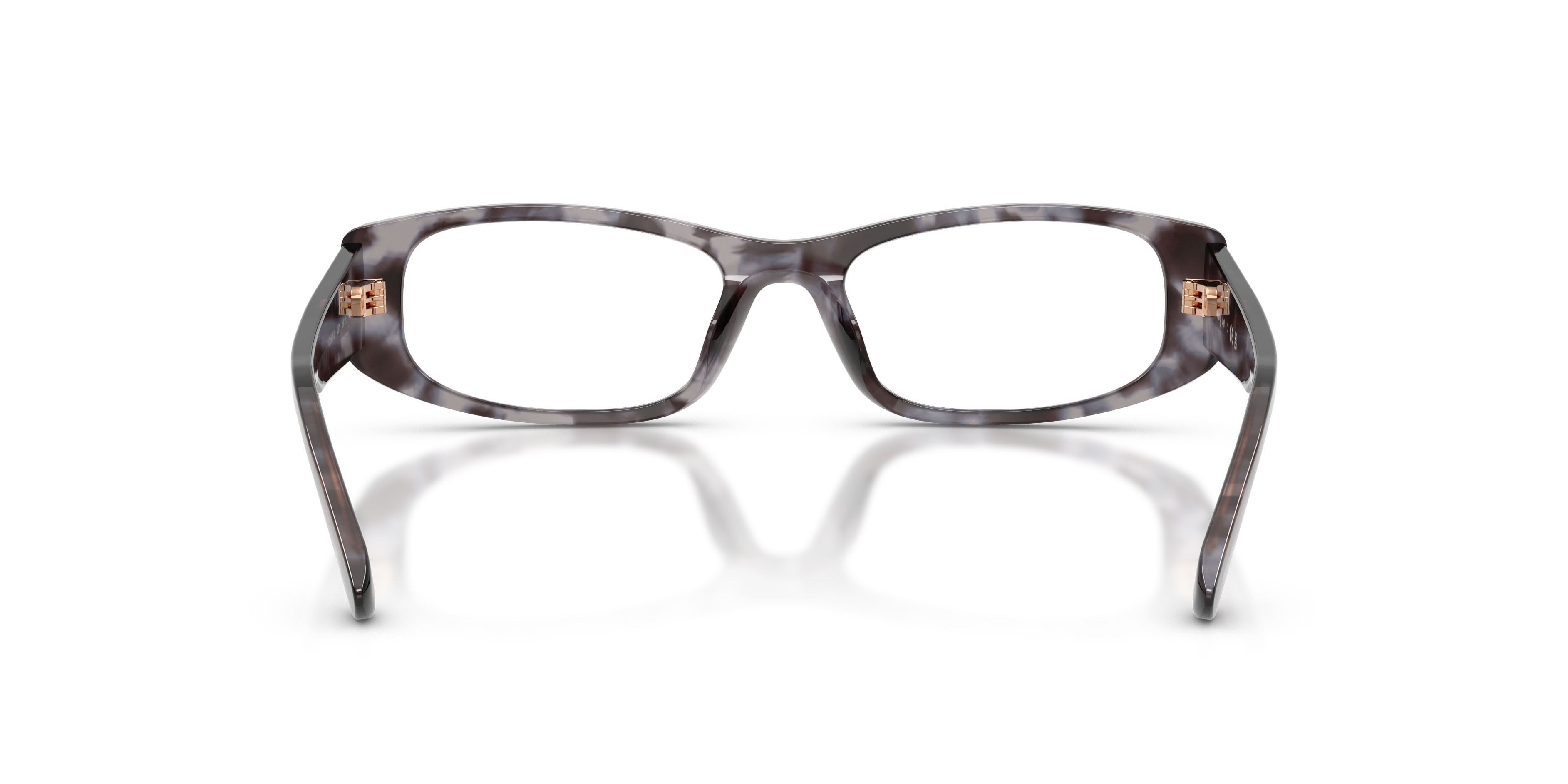 Occhiali da vista Vogue VO 5699U (3291) colore milky grey havana forma quadrato lenti lente demo