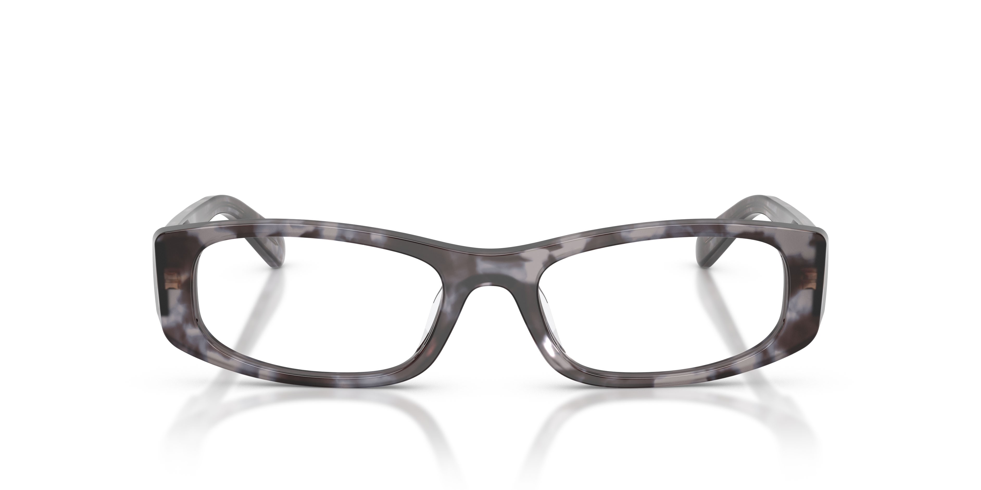 Occhiali da vista Vogue VO 5699U (3291) colore milky grey havana forma quadrato lenti lente demo