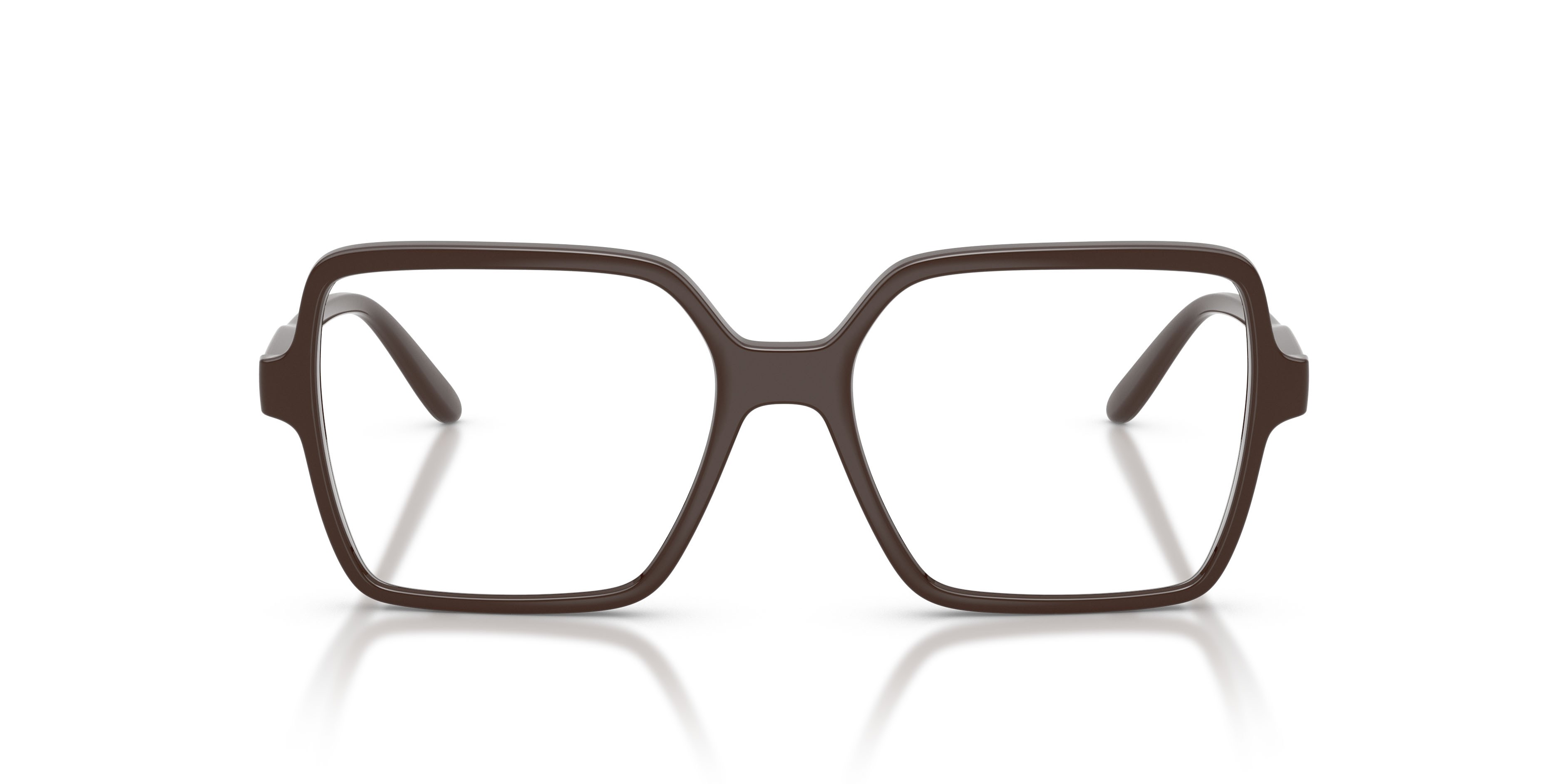 Eyeglasses Vogue VO 5702 (2252) color marrone pieno shape square lenses lente demo
