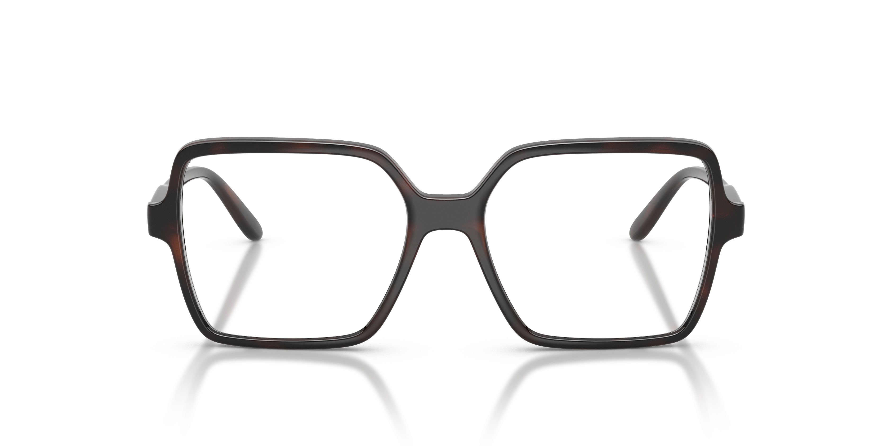 Eyeglasses Vogue VO 5702 (2386) color havana marrone shape square lenses lente demo