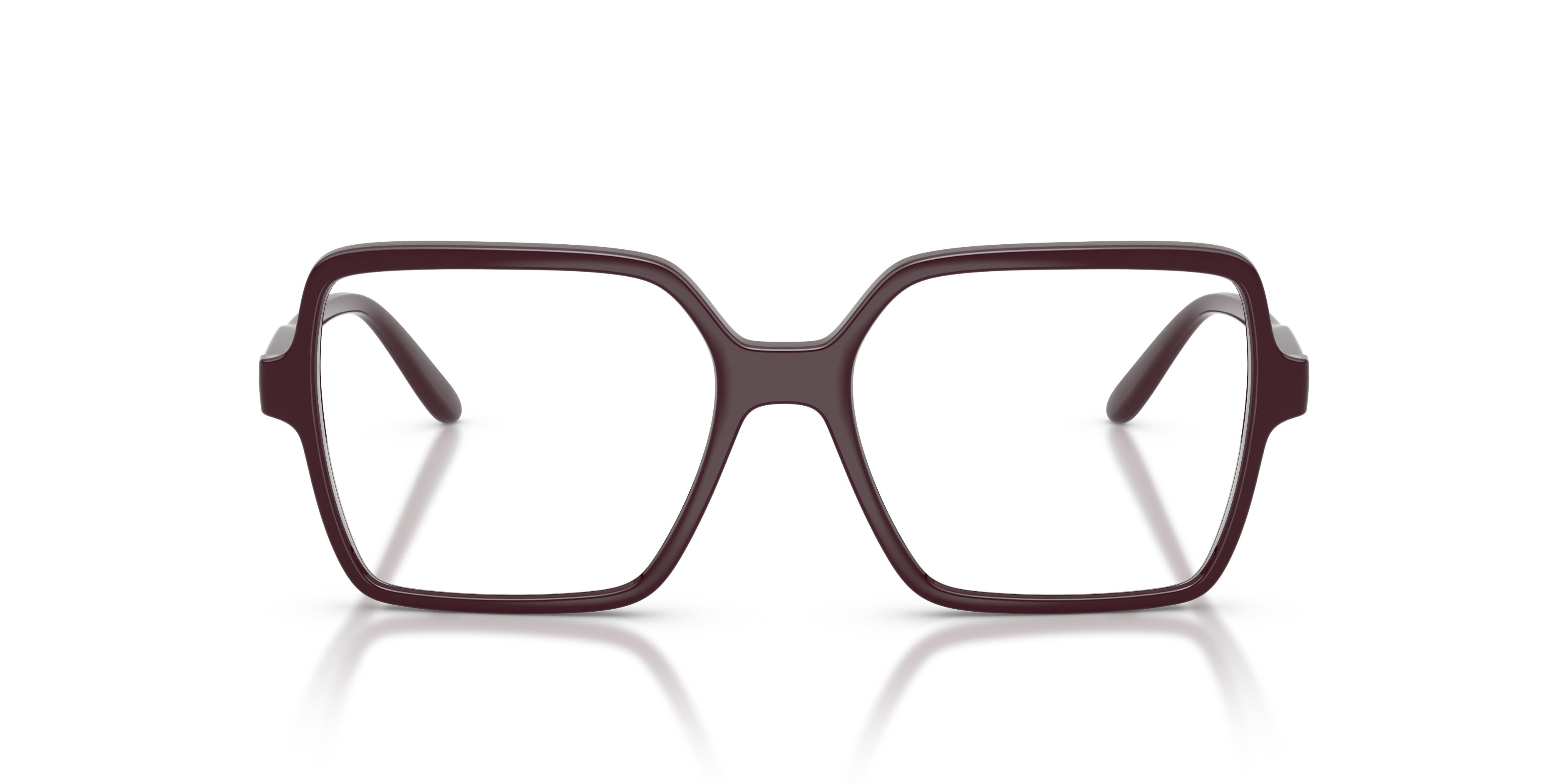 Eyeglasses Vogue VO 5702 (3284) color bordeaux full shape square lenses lente demo