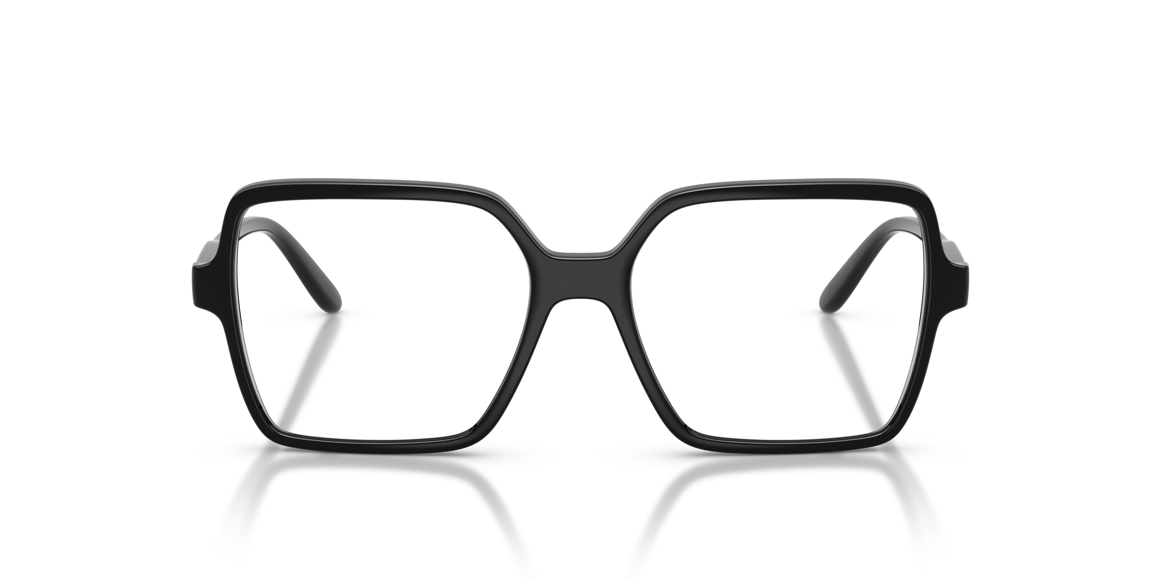 Eyeglasses Vogue VO 5702 (W44) color nero shape square lenses lente demo