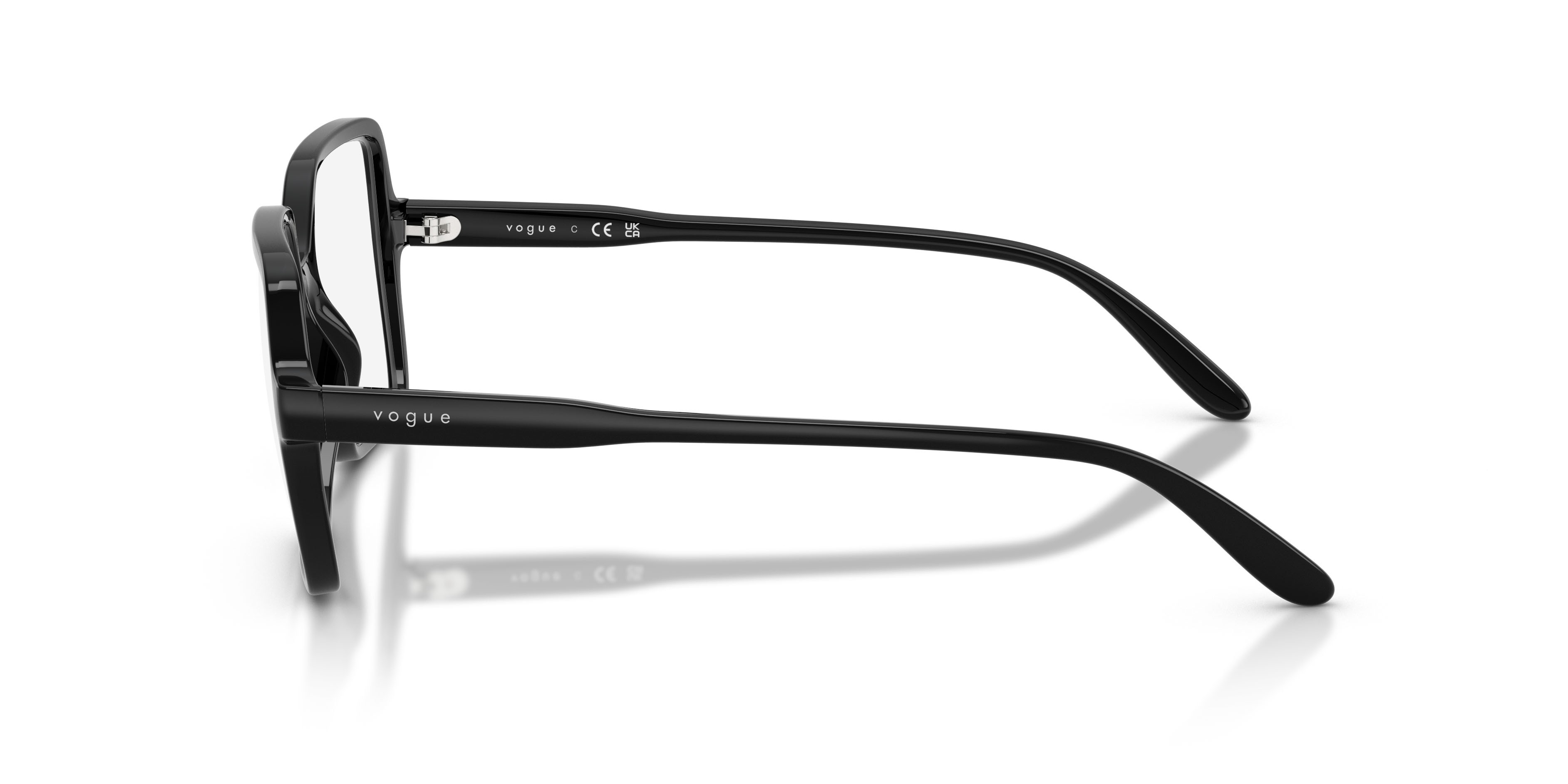 Eyeglasses Vogue VO 5702 (W44) color nero shape square lenses lente demo