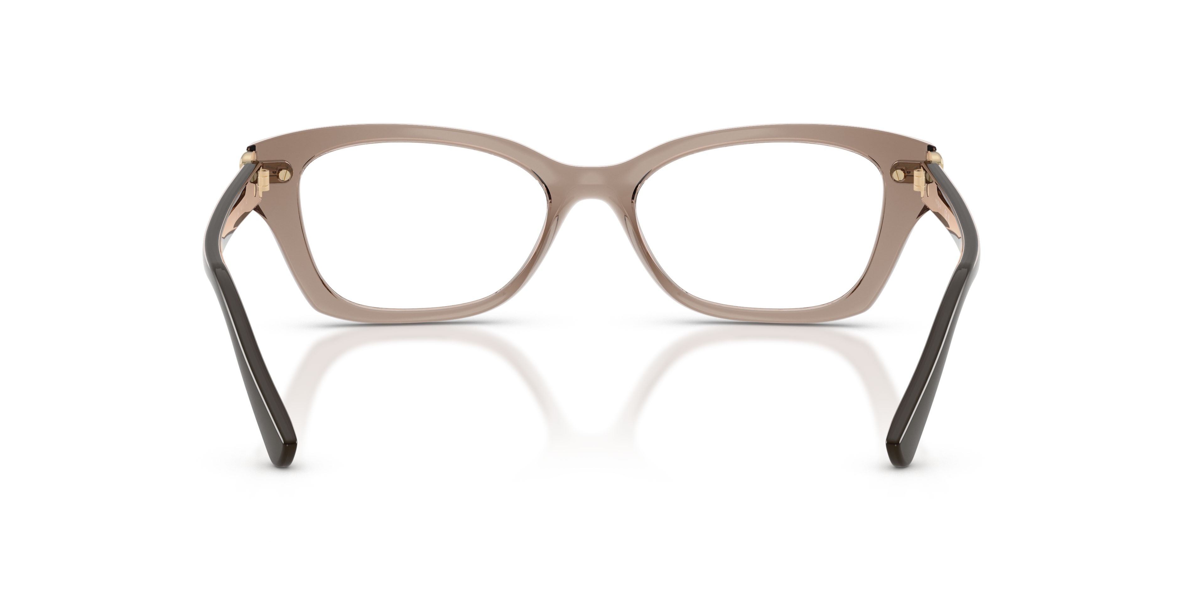 Occhiali da vista Vogue VO 5704B (2940) colore marrone trasparente forma cat eye lenti lente demo