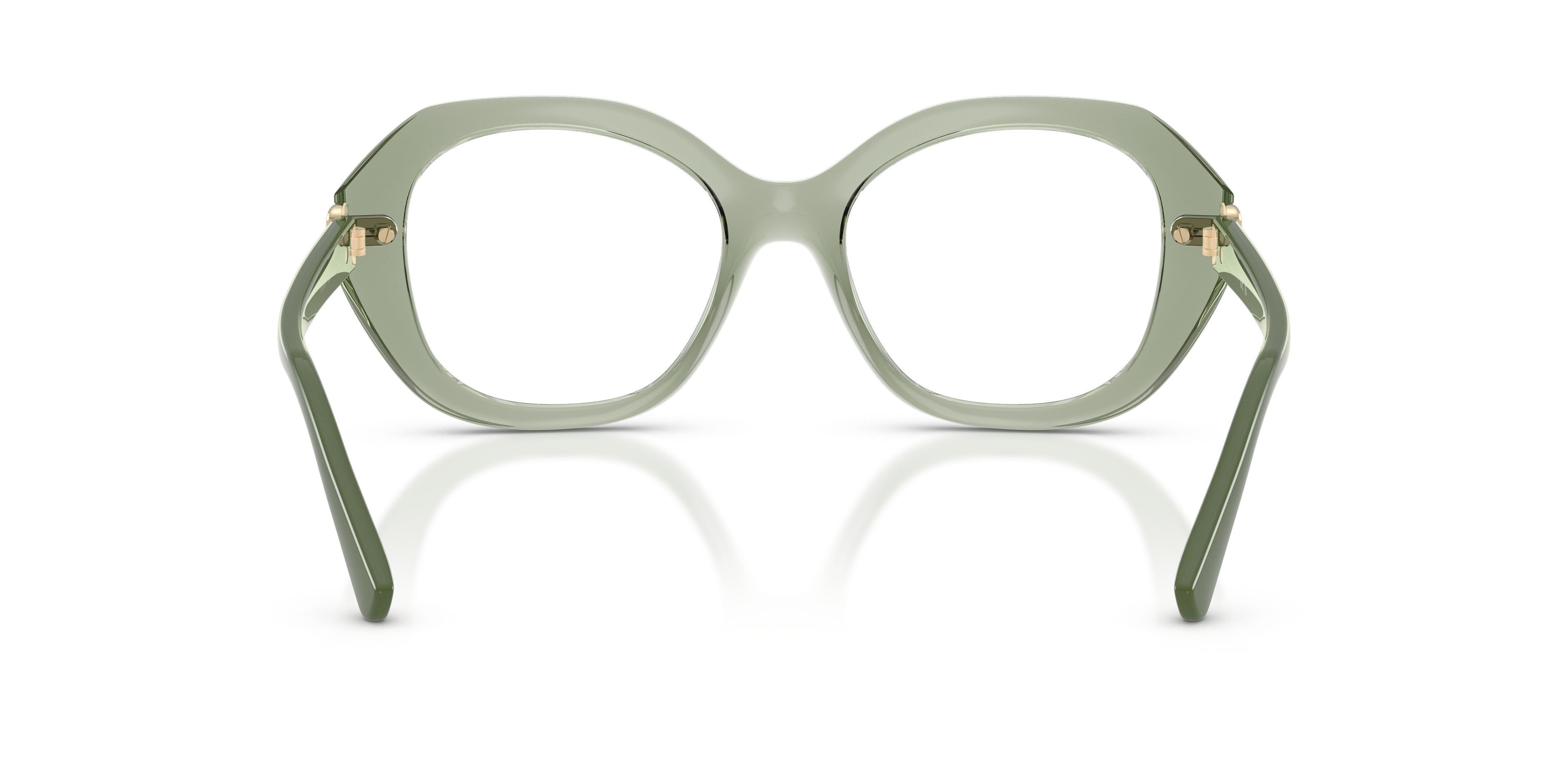 Occhiali da vista Vogue VO 5705B (3022) colore verde trasparente forma irregolare lenti lente demo
