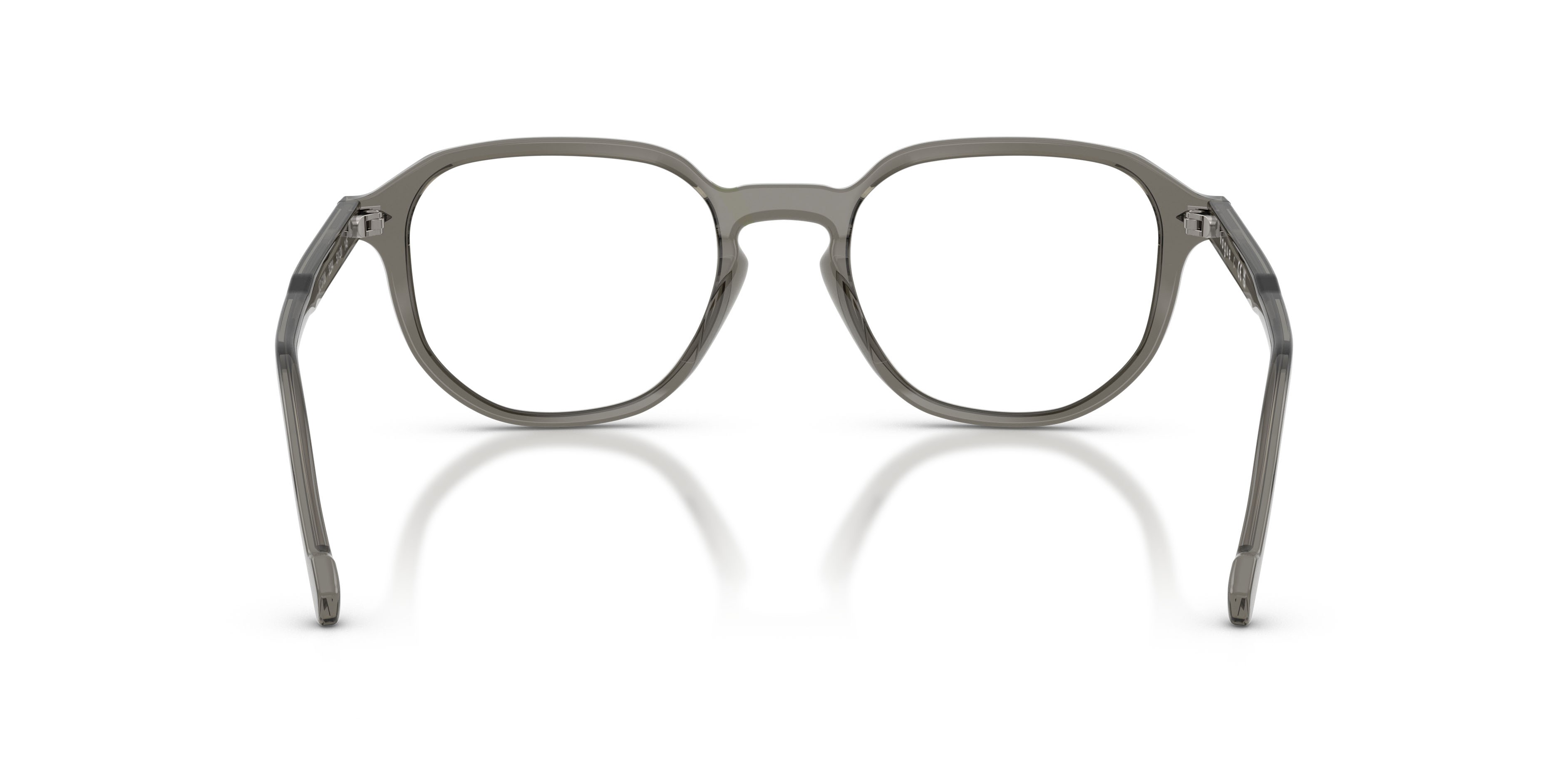 Eyeglasses Vogue VO 5708 (3294) color grigio scuro trasparente shape irregular lenses lente demo