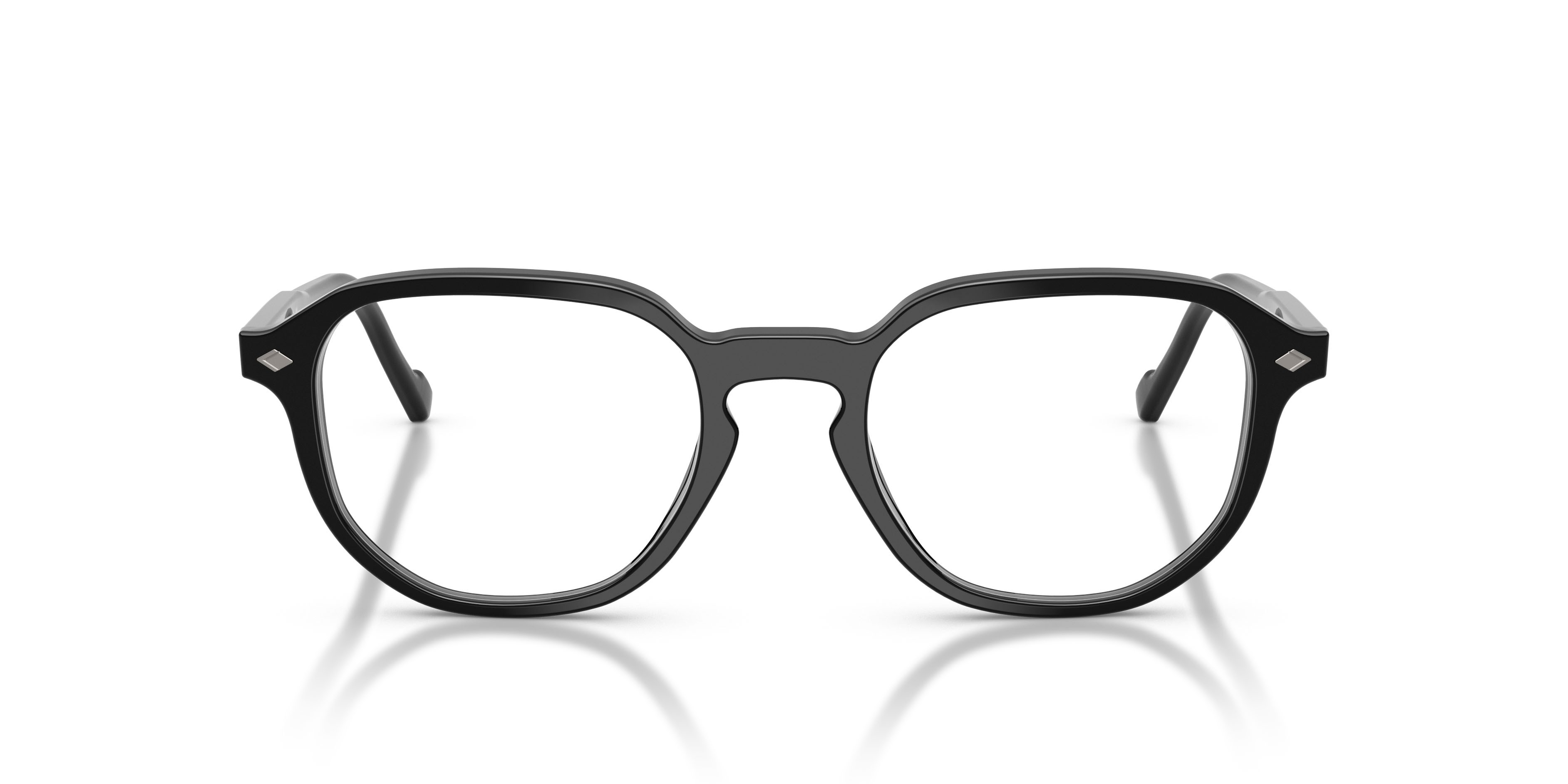 Eyeglasses Vogue VO 5708 (W44) color nero shape irregular lenses lente demo