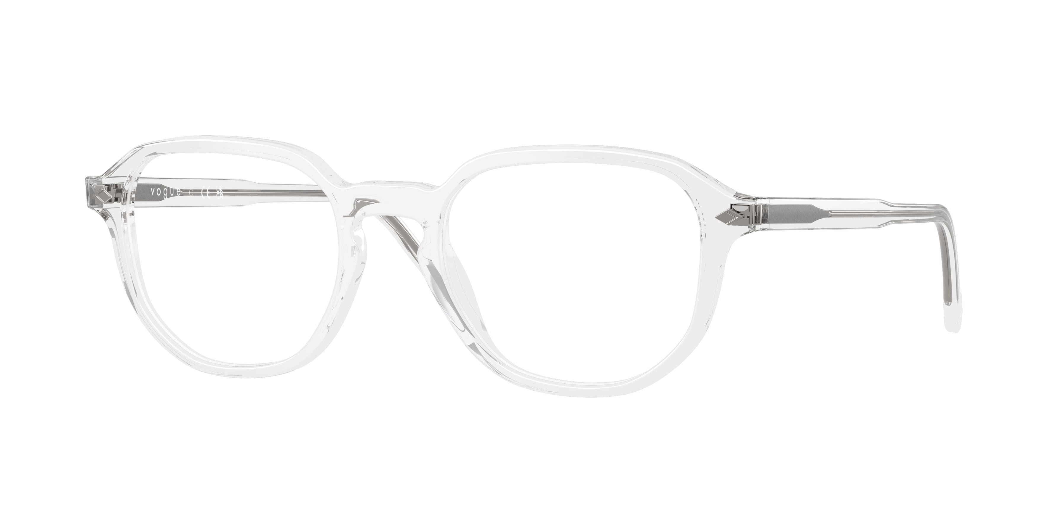 Eyeglasses Vogue VO 5708 (W745) color trasparente shape irregular lenses lente demo