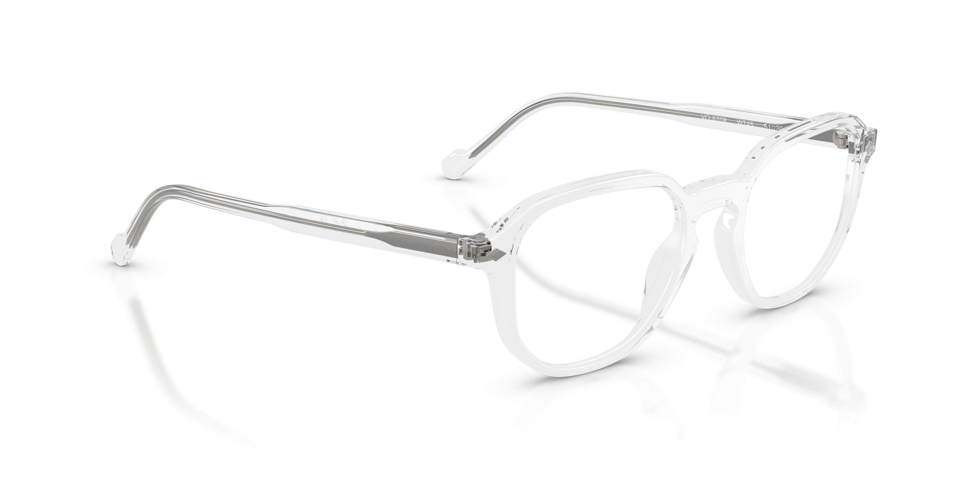 Eyeglasses Vogue VO 5708 (W745) color trasparente shape irregular lenses lente demo