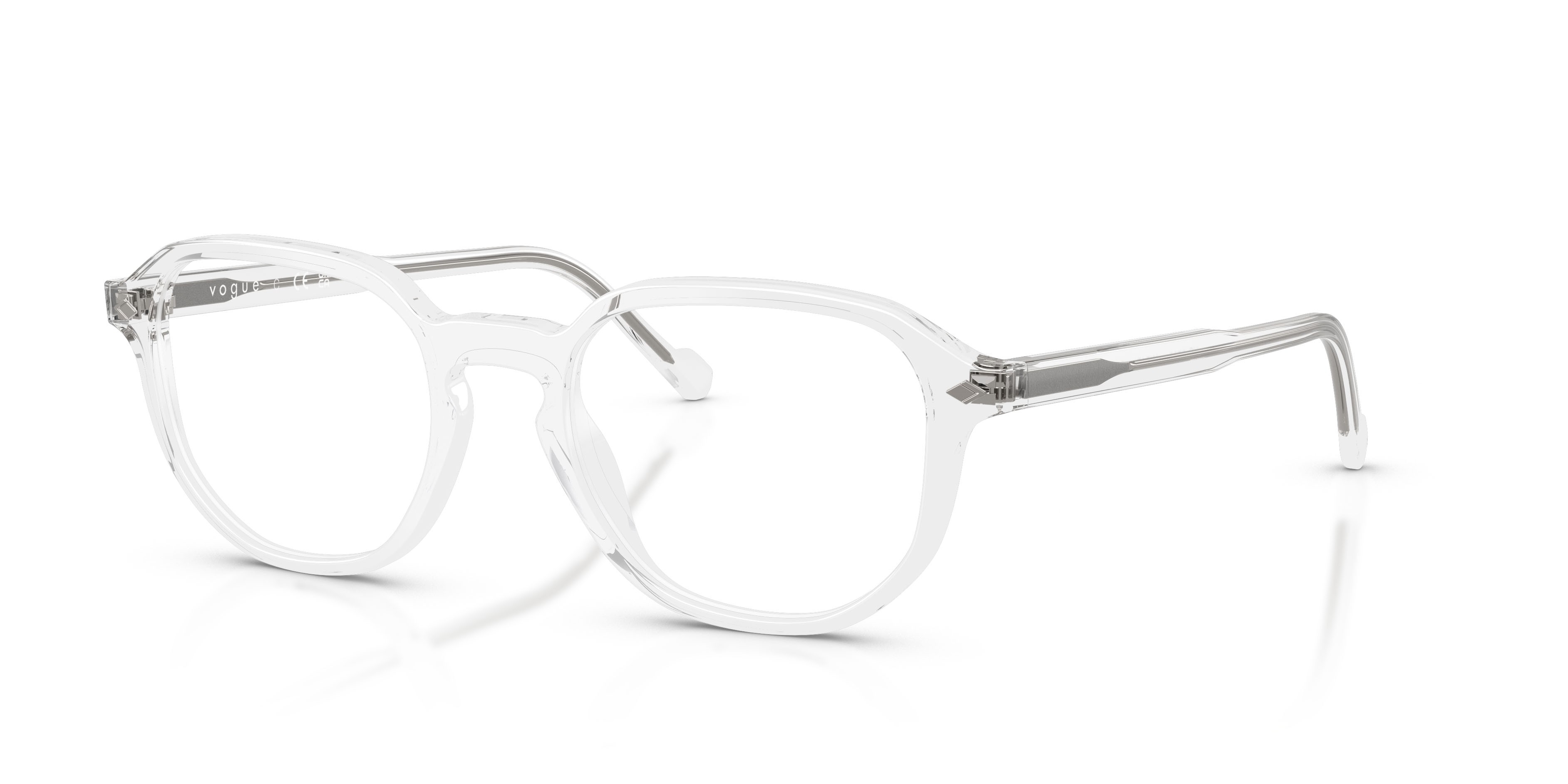 Eyeglasses Vogue VO 5708 (W745) color trasparente shape irregular lenses lente demo
