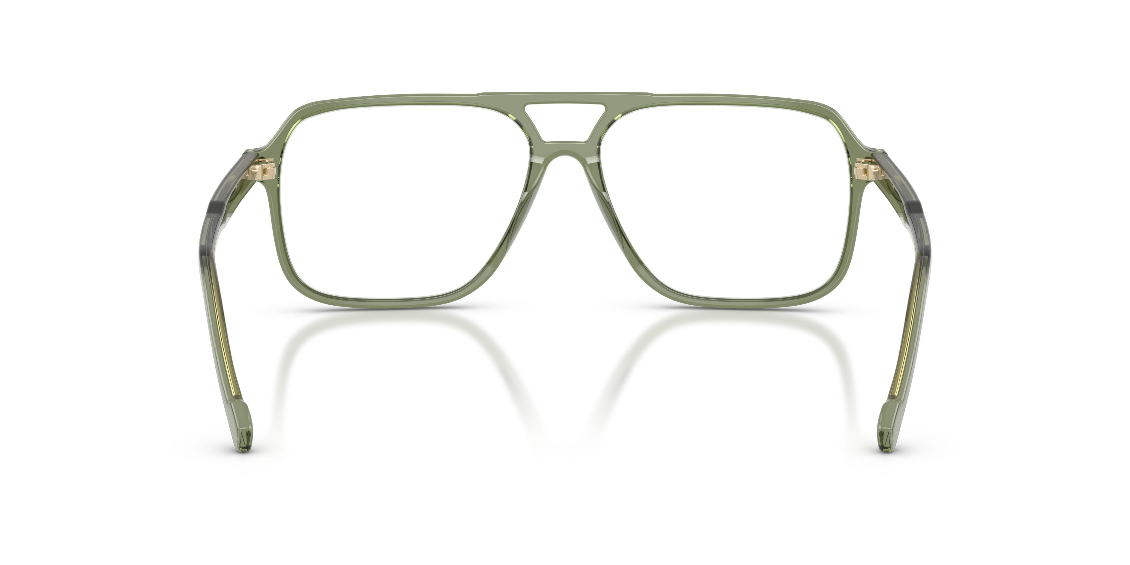 Eyeglasses Vogue VO 5709 (3187) color verde trasparente shape square lenses lente demo