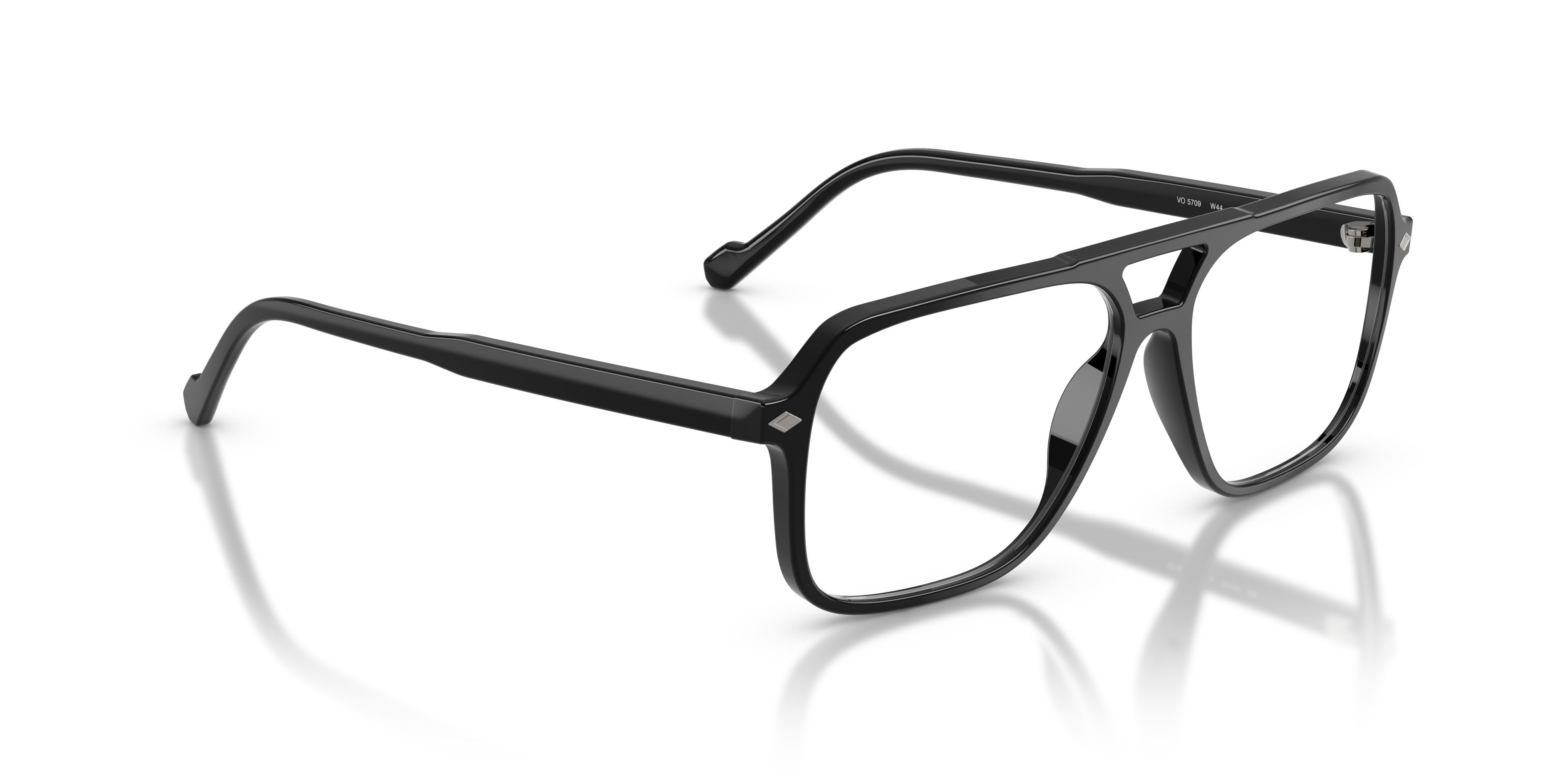 Eyeglasses Vogue VO 5709 (W44) color nero shape square lenses lente demo