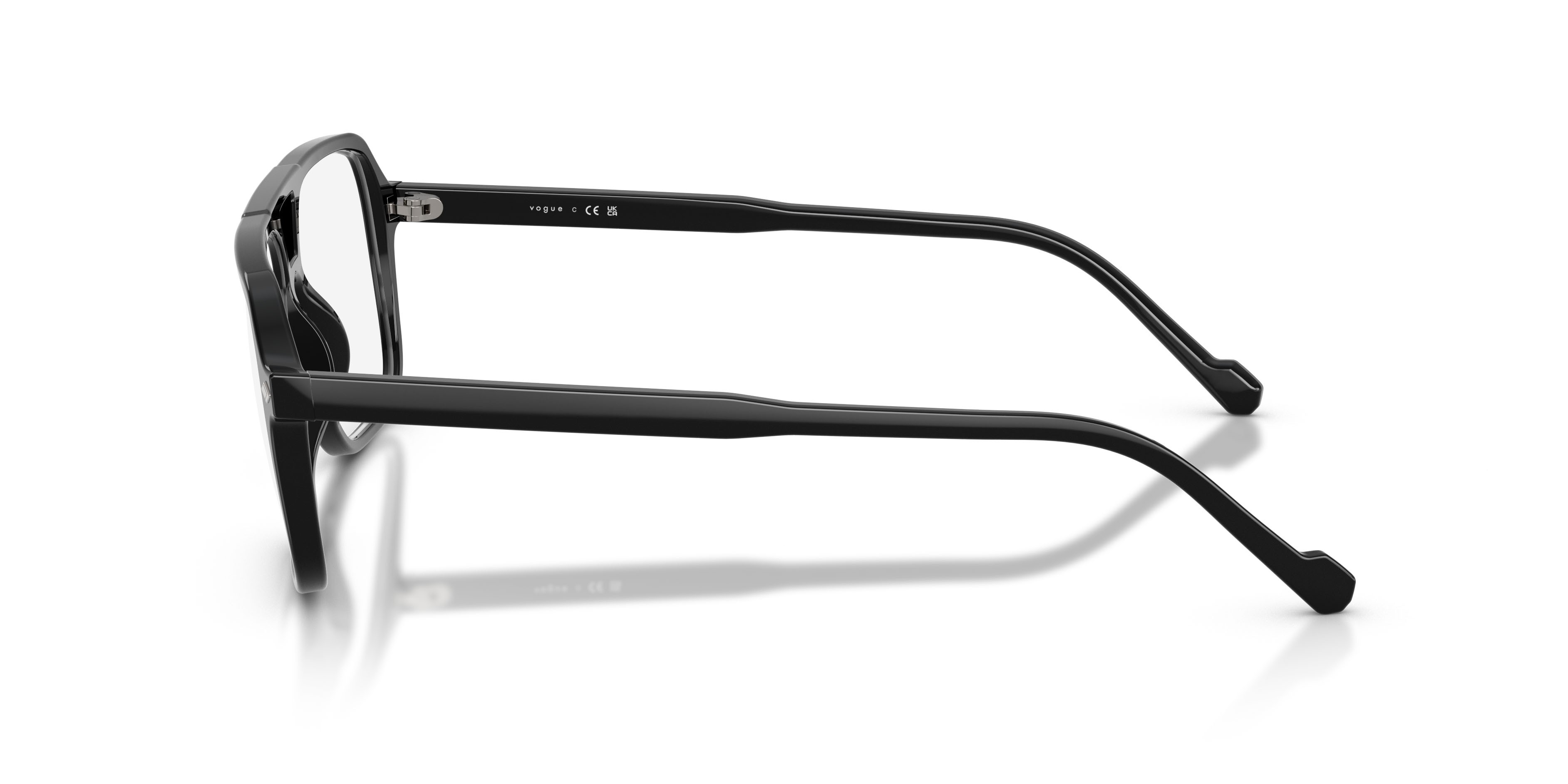 Eyeglasses Vogue VO 5709 (W44) color nero shape square lenses lente demo
