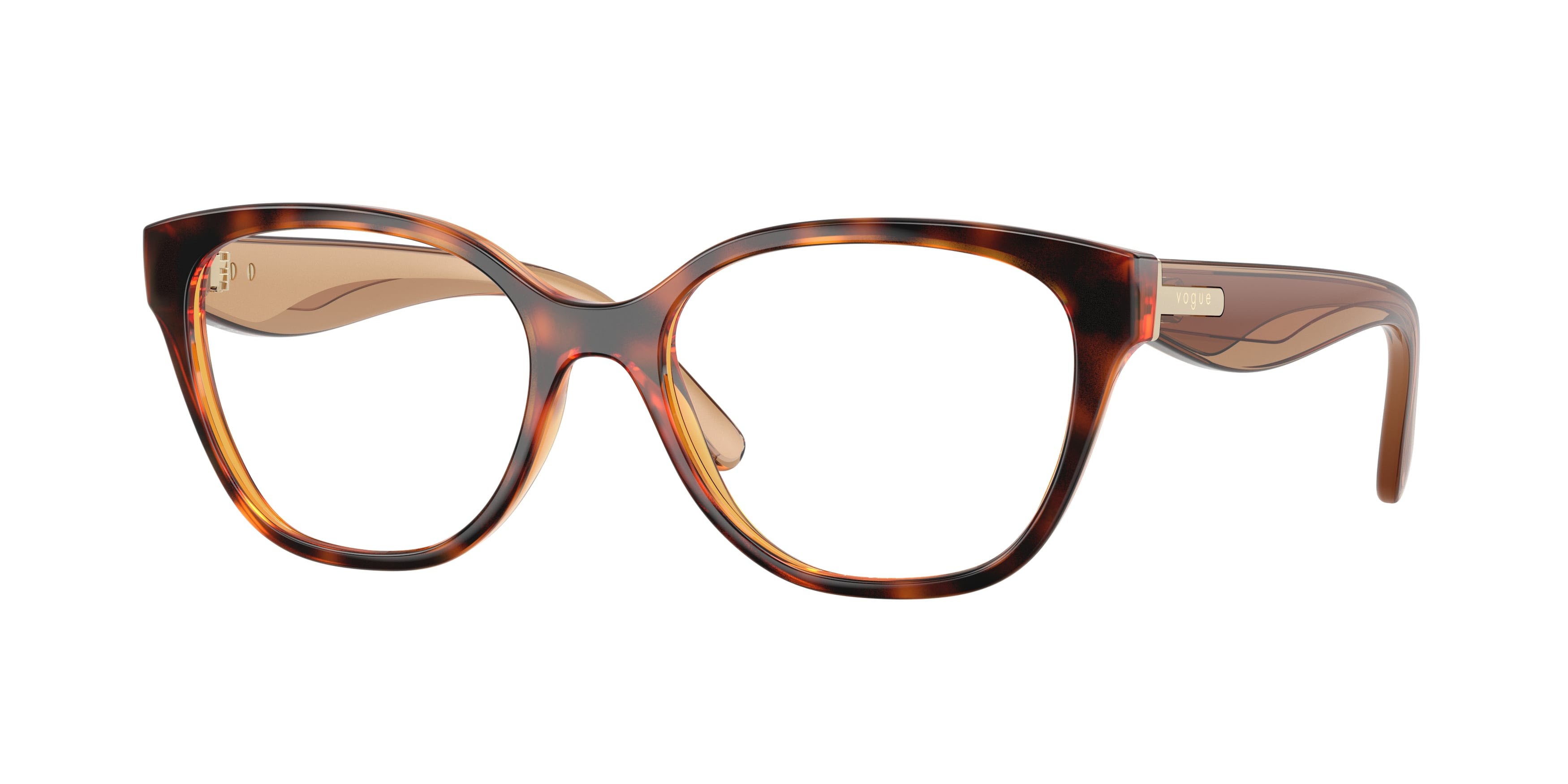 Occhiali da vista Vogue VO 5712 (W656) colore havana scuro forma pantos lenti lente demo