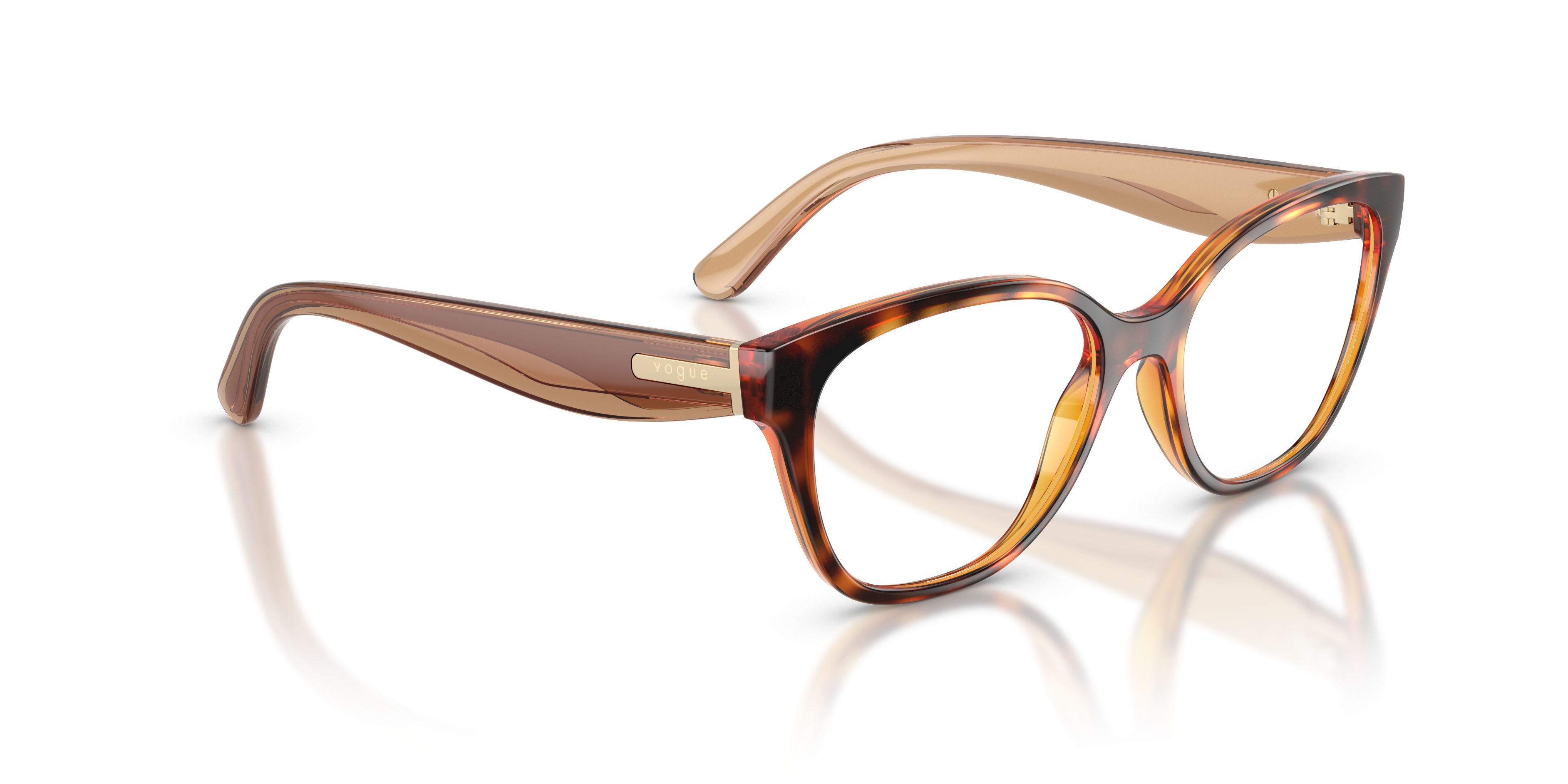 Occhiali da vista Vogue VO 5712 (W656) colore havana scuro forma pantos lenti lente demo