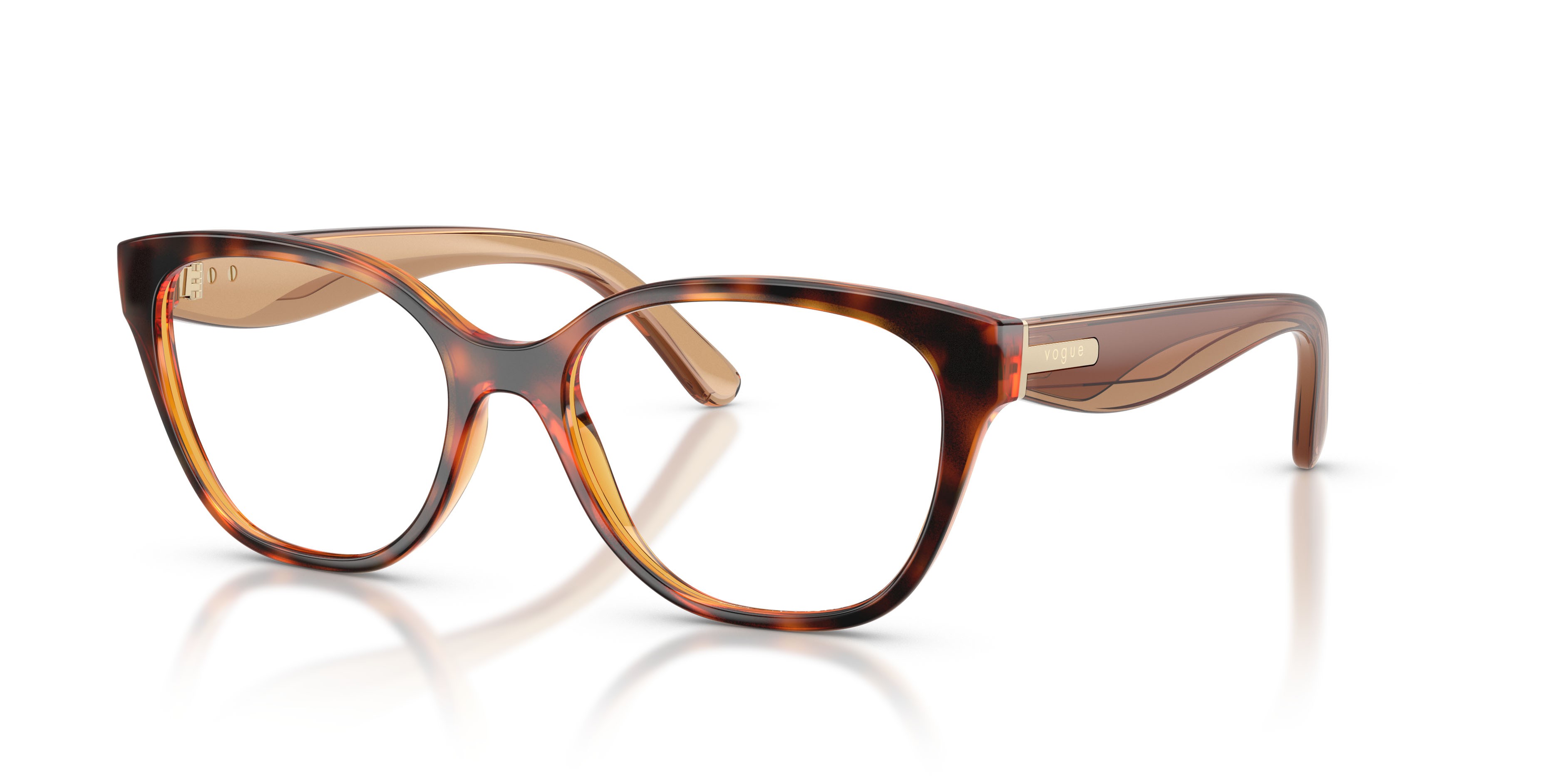 Occhiali da vista Vogue VO 5712 (W656) colore havana scuro forma pantos lenti lente demo