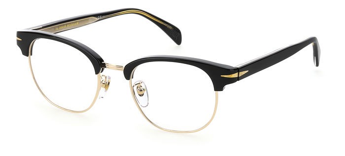 Eyeglasses David Beckham DB 1012 103419 (807) color black shape round 