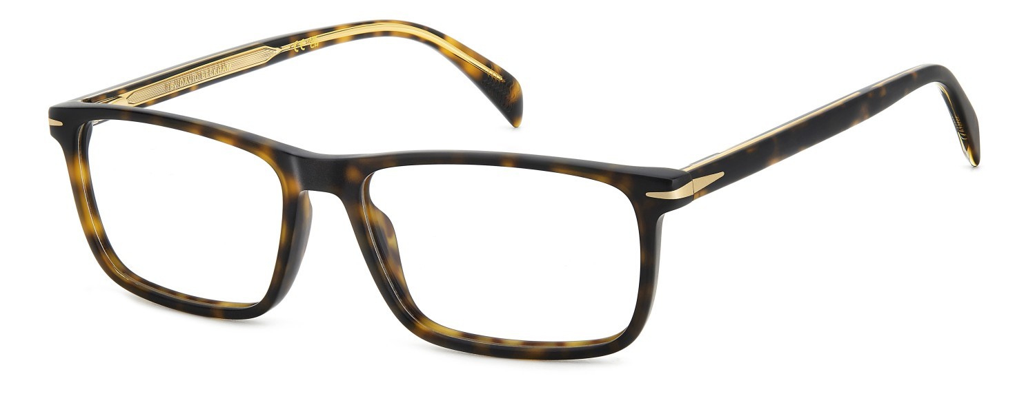 Occhiali da vista David Beckham Db 1019 103427 N9P colore matte havana forma rettangolare 