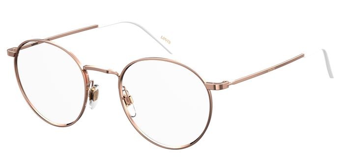 Brillen Levi's LV 1007 103438 (DDB) farbe gold copper form rund 