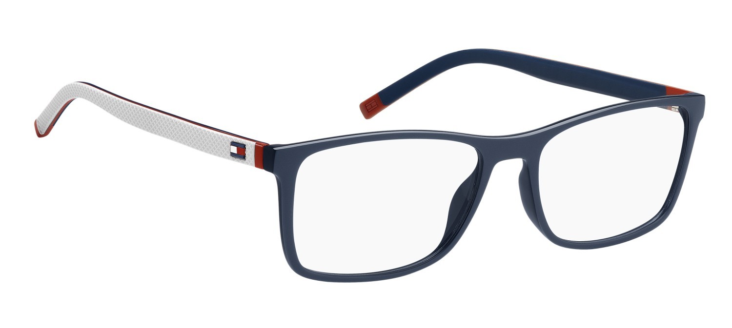 Eyeglasses Tommy Hilfiger Th 1785 103722 0JU color blue white shape rectangle 