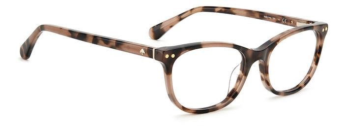 Occhiali da vista Kate Spade RAELYNN 103987 (2IK) colore havana gold forma cat eye 