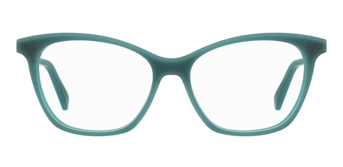Occhiali da vista Moschino Love Mol579 104531 (ZI9) colore teal forma cat eye 