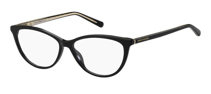 Eyeglasses Tommy Hilfiger TH 1826 104624 (807) color black shape cat eye 