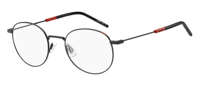 Brillen Hugo HG 1122 104652 (BLX) farbe matte black red form rund 