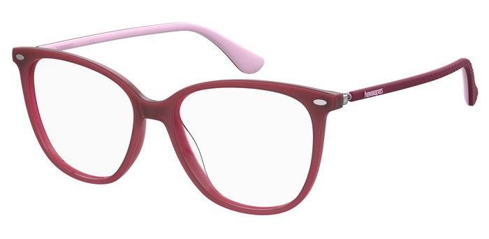 Brillen Havaianas CAMACARI/V 105593 (LHF) farbe burgundy form rund 