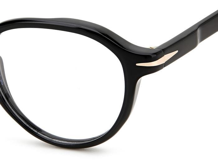 Brillen David Beckham DB 7086 105713 (807) farbe black form rund 
