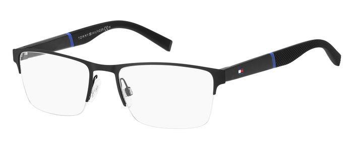 Eyeglasses Tommy Hilfiger TH 1905 105759 (003) color matte black shape rectangle 