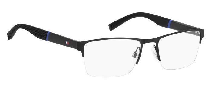 Eyeglasses Tommy Hilfiger TH 1905 105759 (003) color matte black shape rectangle 