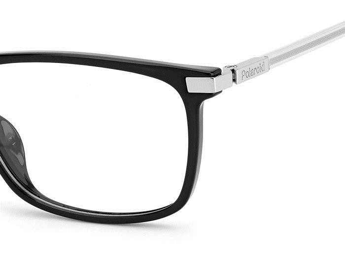 Eyeglasses Polaroid PLD D458/G 105766 (807) color black shape rectangle 