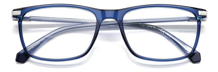 Eyeglasses Polaroid PLD D458/G 105766 (PJP) color blue shape rectangle 