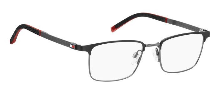 Eyeglasses Tommy Hilfiger TH 1919 105770 (003) color matte black shape rectangle 