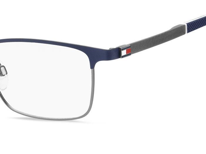 Eyeglasses Tommy Hilfiger TH 1919 105770 (FLL) color matte blue shape rectangle 