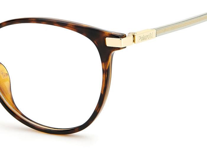 Eyeglasses Polaroid PLD D459/G 105799 (086) color havana shape cat eye 