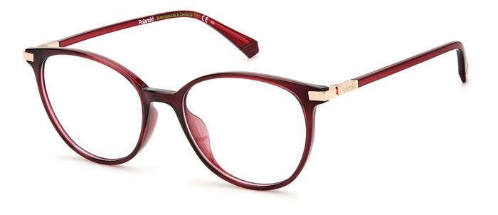Eyeglasses Polaroid PLD D459/G 105799 (B3V) color violet shape cat eye 