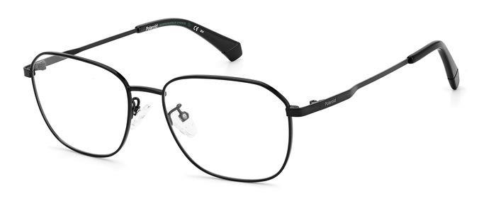 Eyeglasses Polaroid PLD D454/G 105801 (807) color black shape rectangle 