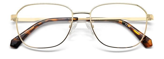 Eyeglasses Polaroid PLD D454/G 105801 (J5G) color gold shape rectangle 