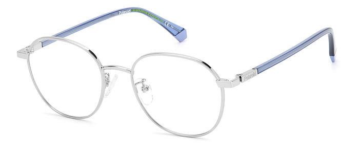 Eyeglasses Polaroid PLD D456/G 105802 (010) color palladium shape round 