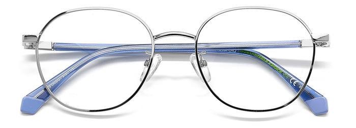 Eyeglasses Polaroid PLD D456/G 105802 (010) color palladium shape round 