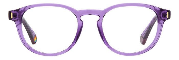 Eyeglasses Polaroid Pld D452 105812 (B3V) color violet shape round 