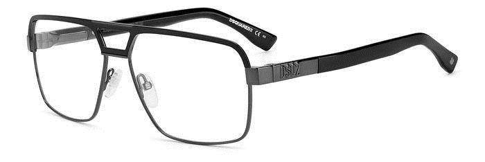 Occhiali da vista Dsquared D2 0034 105937 (RZZ) forma rettangolare 