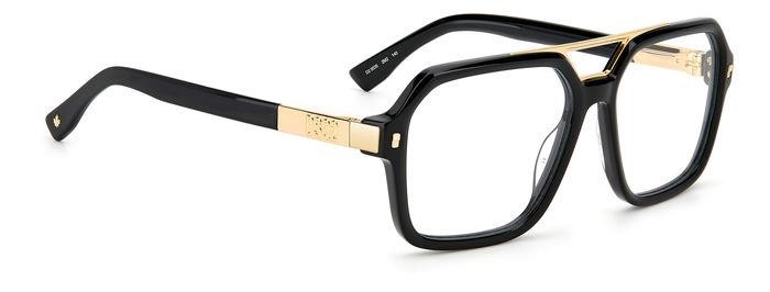 Occhiali da vista Dsquared D2 0035 105938 (2M2) forma rettangolare 