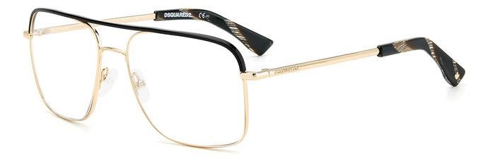 Occhiali da vista Dsquared D2 0018 105969 (2M2) forma rettangolare 
