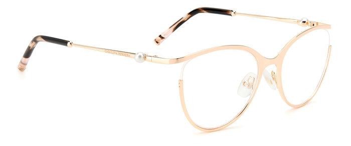 Brillen Carolina Herrera Ch 0007 105983 (DDB) farbe gold copper form rund 