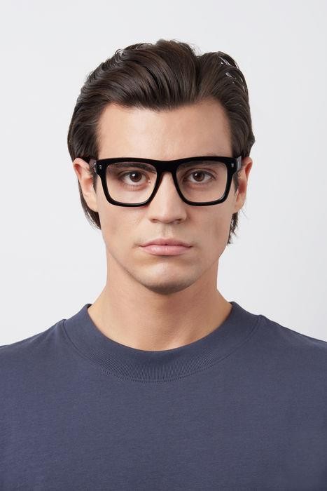 Occhiali da vista Dsquared D2 0037 105990 (ANS) colore black dark ruthenium forma quadrato 