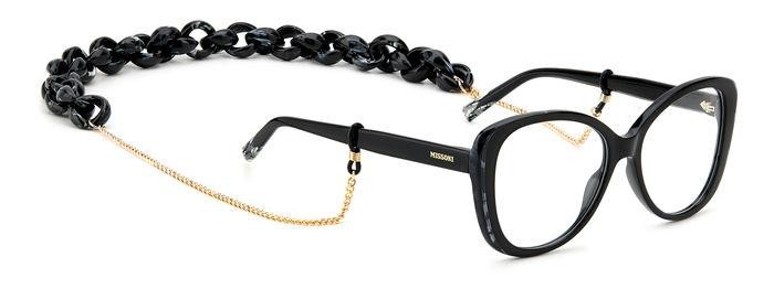Brillen Missoni MIS 0093/N 106027 (33Z) farbe grey black horn form rund 