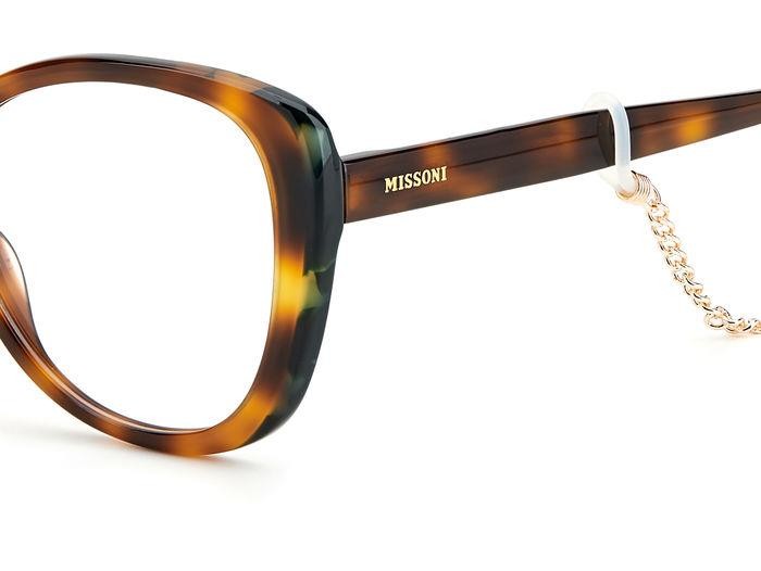Occhiali da vista Missoni MIS 0093/N 106027 (PHW) colore havana green forma rotondo 